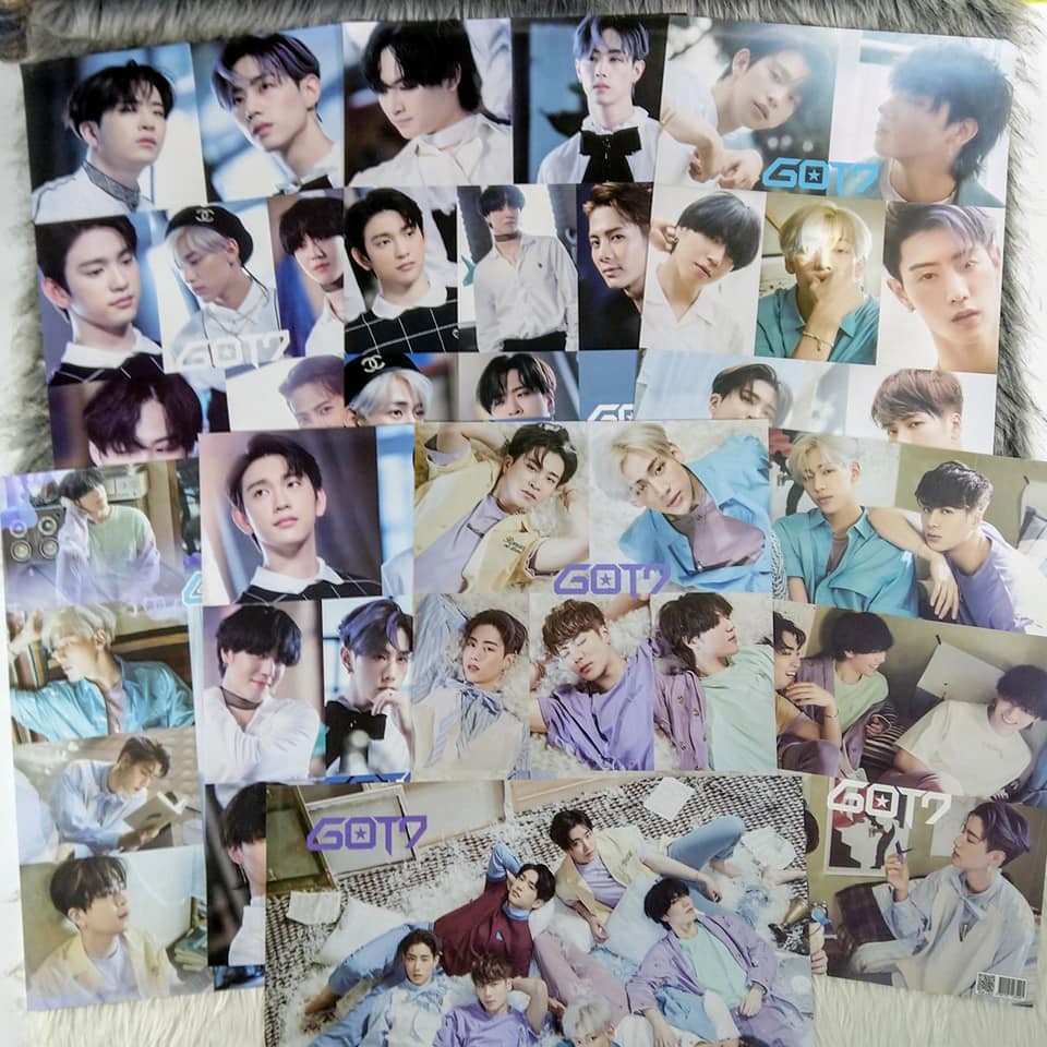 Bộ 8 tấm poster A3 GOT7