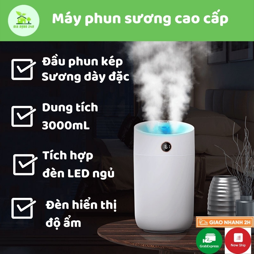 Máy Phun Sương Tạo Độ Ẩm Cao Cấp