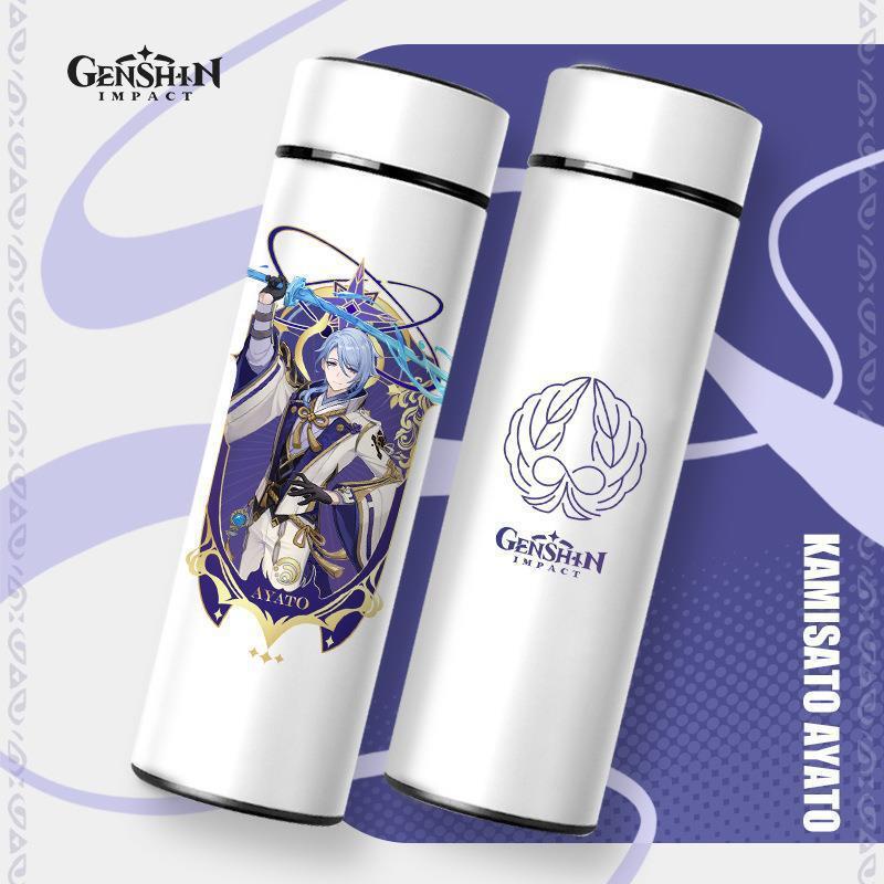 Bình Giữ Nhiệt Bằng Thép Không Gỉ 304 Hai Lớp 500ML In Họa Tiết Anime