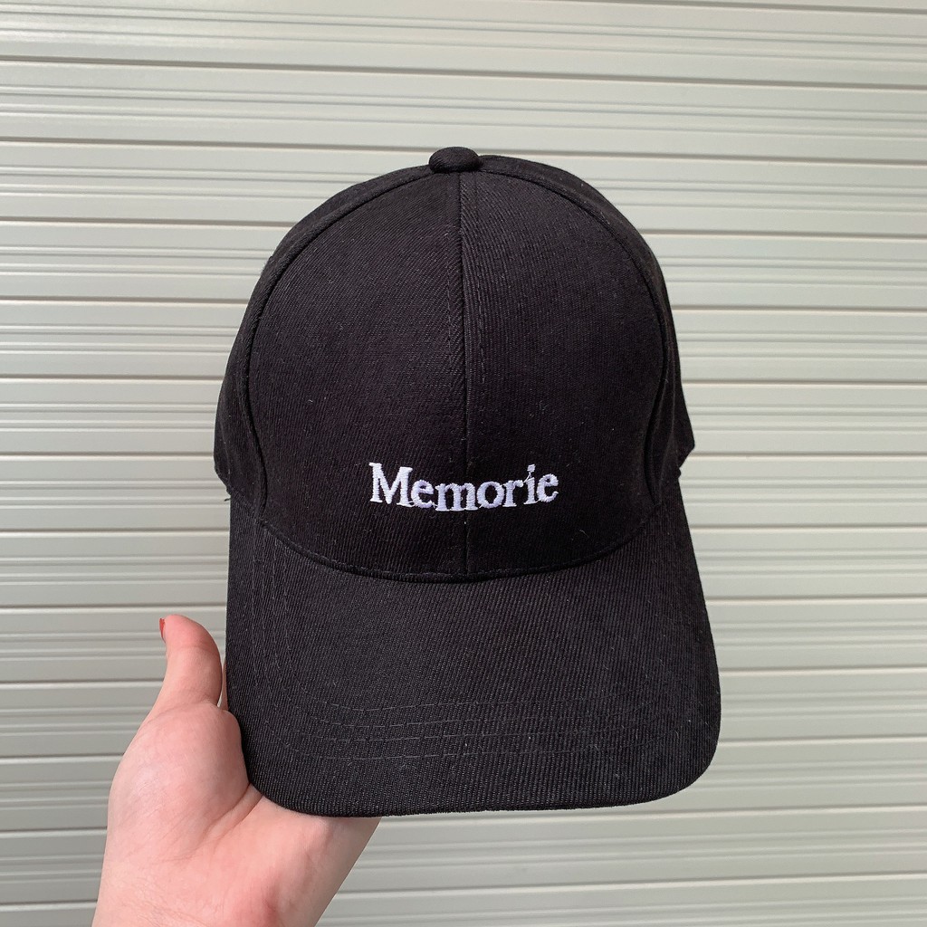 Mũ lưỡi trai nam nữ đa dạng họa tiết thêu chữ Memorie mã NK11 ,Nón kết phong cách Ulzzang form unisex