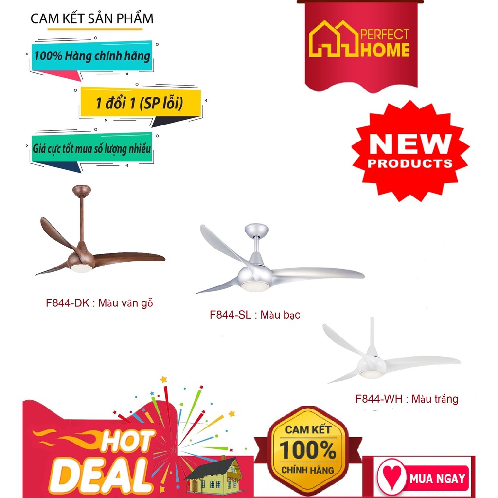 Quạt trần Minka Wave F844