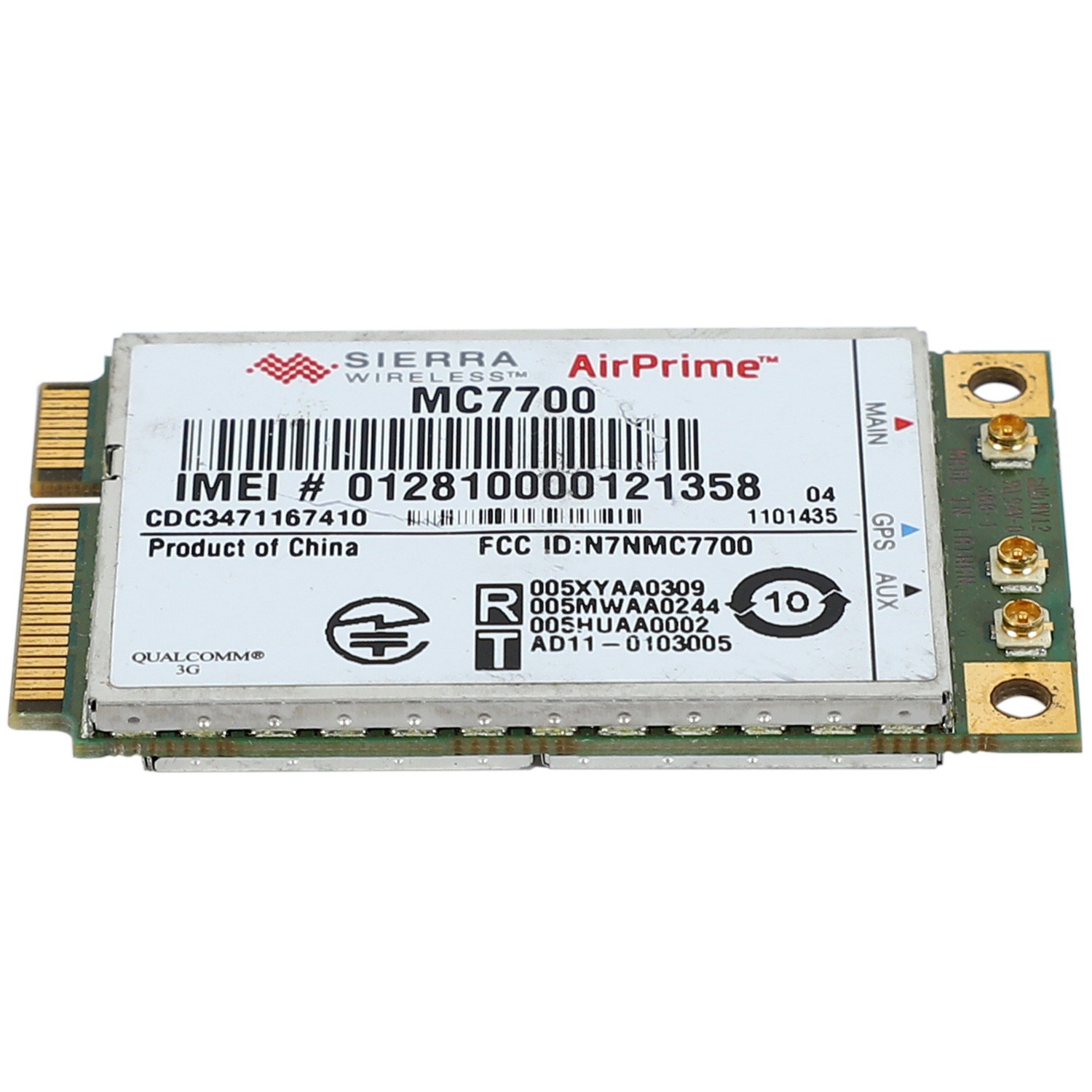 Unlocked MC7700 3G/4G WWAN Card for Sierra AirPrime,100Mbps 4G/3G LTE/FDD/WCDMA/Edge GPS ule for Windows/Linux