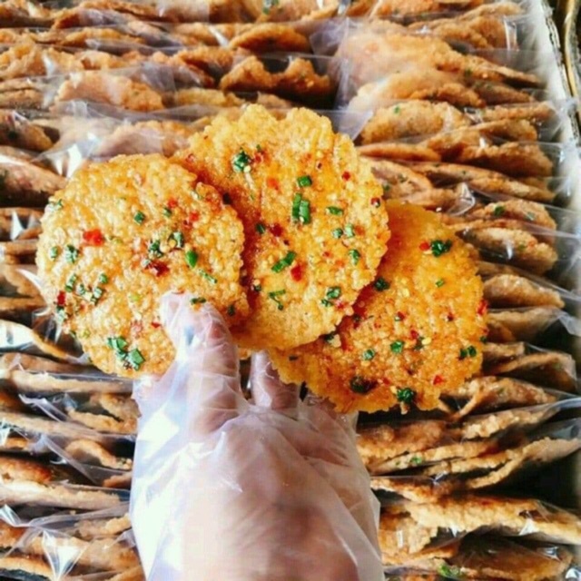 Cơm Cháy Mắm Hành bịch 3 miếng loại 1
