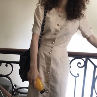 (Order) VÁY TAY BỒNG CỔ ĐIỂN BASIC HÀN QUỐC