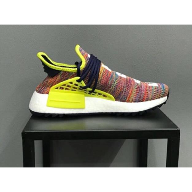 ADIDAS HUMAN RACE NMD Giày thể thao cao cấp phối thổ cẩm độc đáo dành cho nam và nữ -bh 12