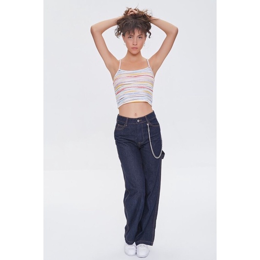 Áo Hai Dây Croptop Dệt Kim • Storenyy