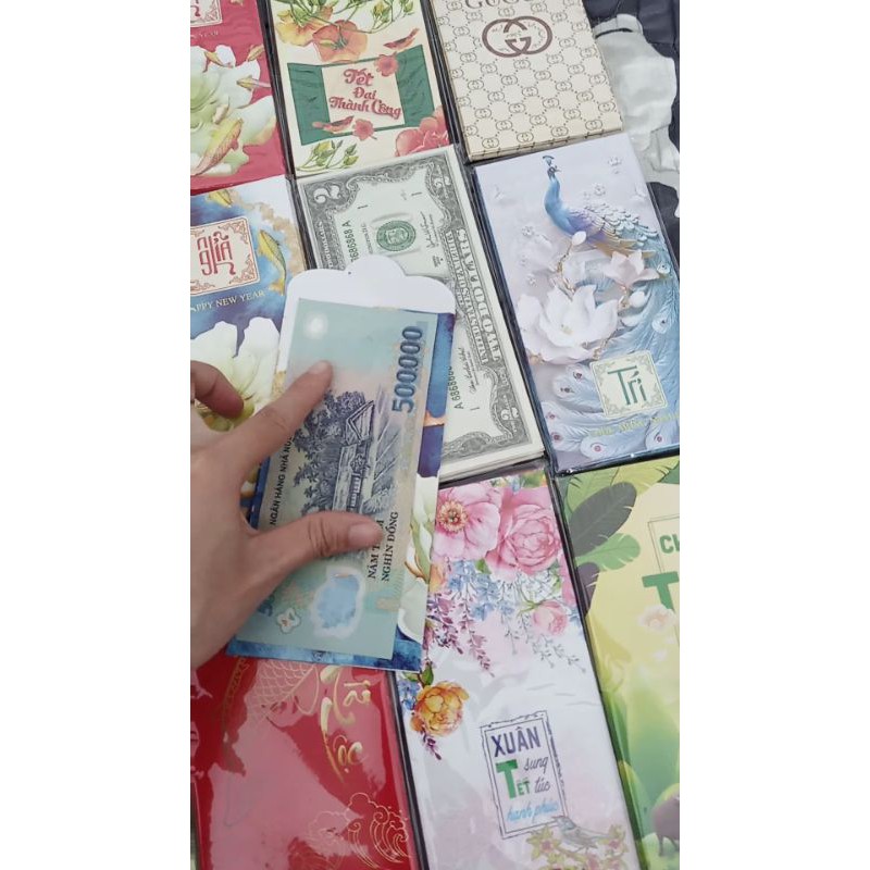 Bao lì xì chúc tết