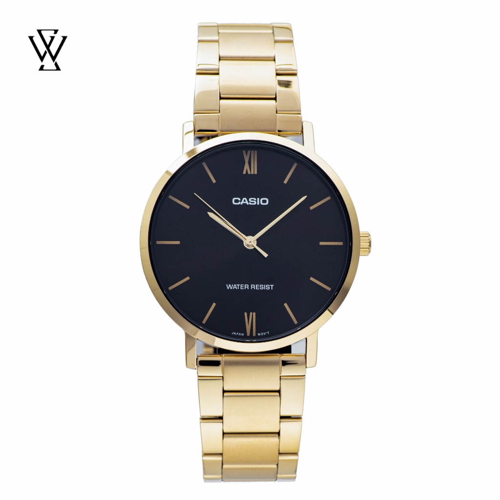 Đồng Hồ Điện Tử Nam Casio WATCHSTORE MTP-VT01G-1BUDF Thiết Kế Kính Khoáng 40mm, Dây Kim Loại, Vỏ Thép Không Gỉ