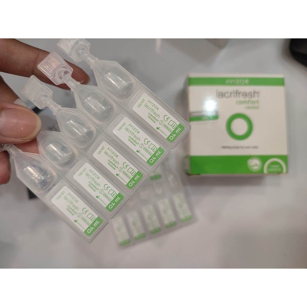 Nước nhỏ Avizor comfort Lacrifresh Unidose ( 20 tuýp không chất bảo quản)