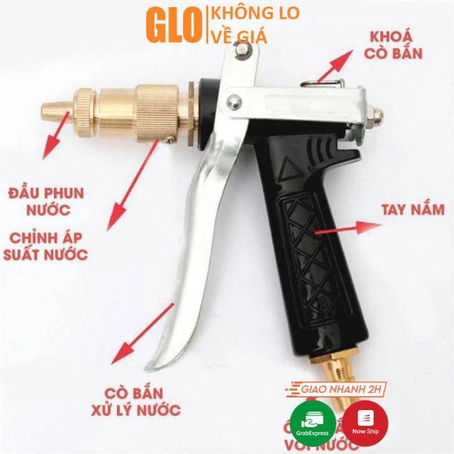 Súng Xịt Rửa Nước Áp Lực Cao - Vòi Xịt Rửa Xe Chuyên Nghiệp Giúp Tăng Áp Lực Nước Lên Tới 300%