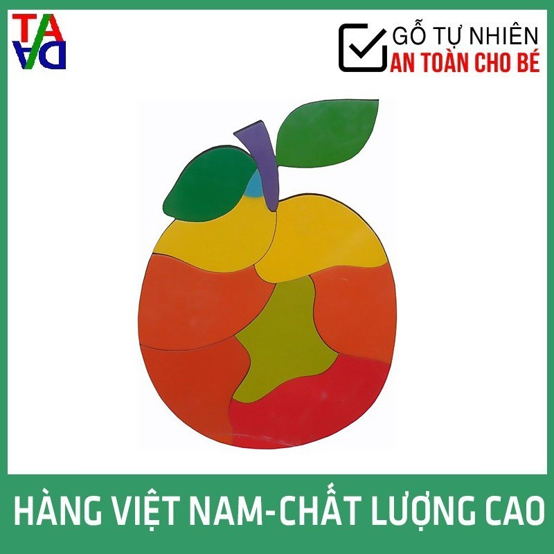 Đồ Chơi Gỗ VNXK Hợp Chuẩn, An Toàn Cho Bé - Tranh Ghép Hình Các Loại Quả