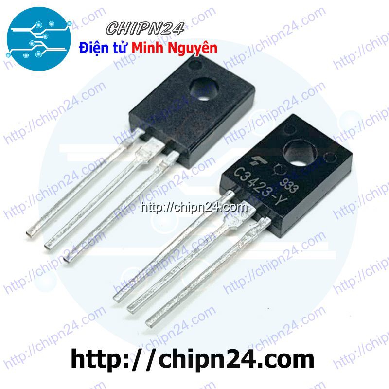 [2 CON] Transistor C3423 TO-126 NPN 50mA 150V (1.2W 200MHz 2SC3423 3423)