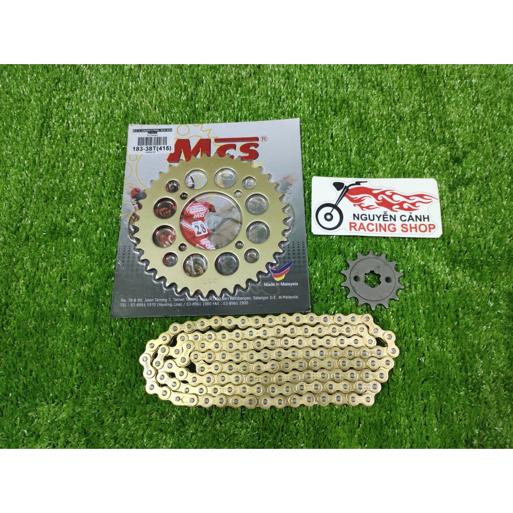 Sên+ nhông+ dĩa MCS 7ly xe exciter135