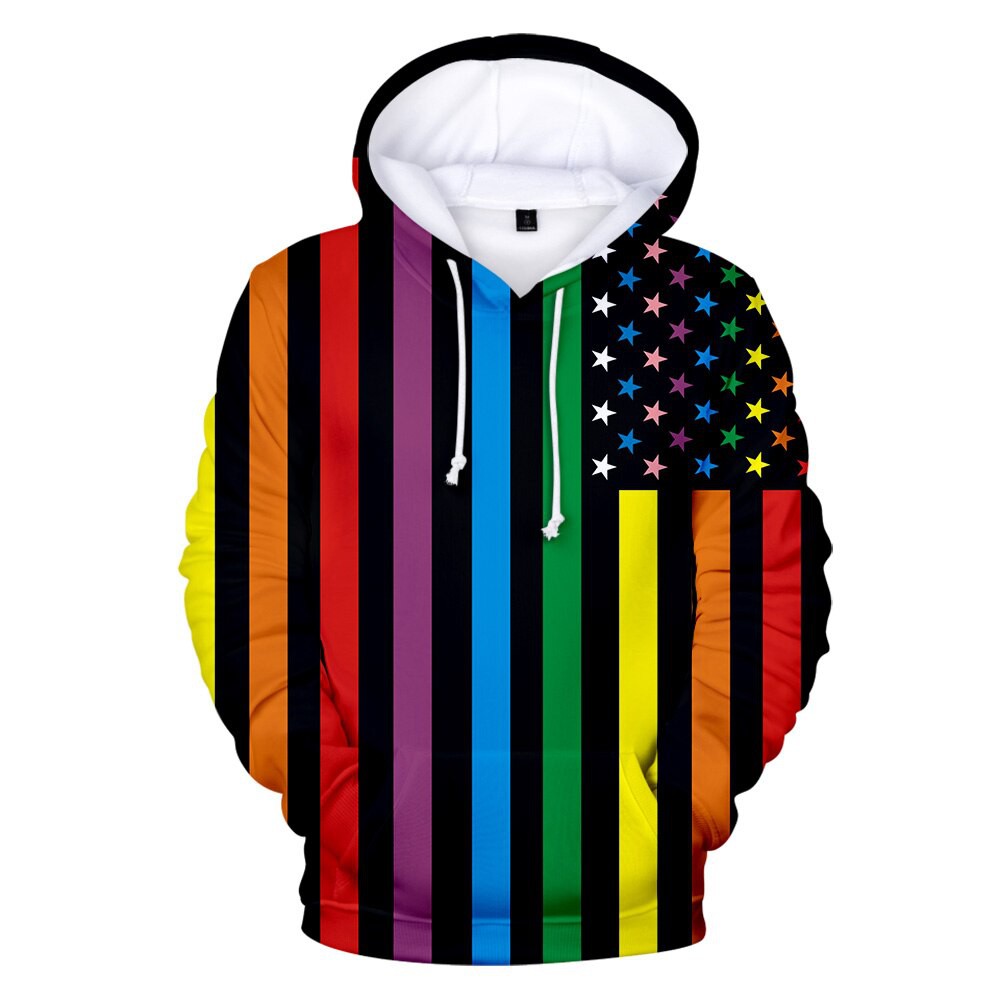 Áo Hoodie Cầu Vồng Lgbt Thời Trang