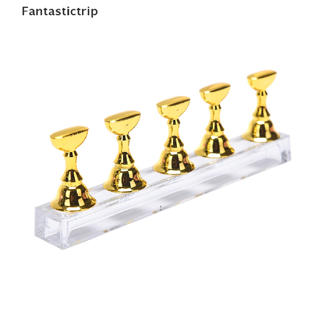 1 Bộ Giá Trưng Bày Móng Tay Bằng acrylic Trong Suốt