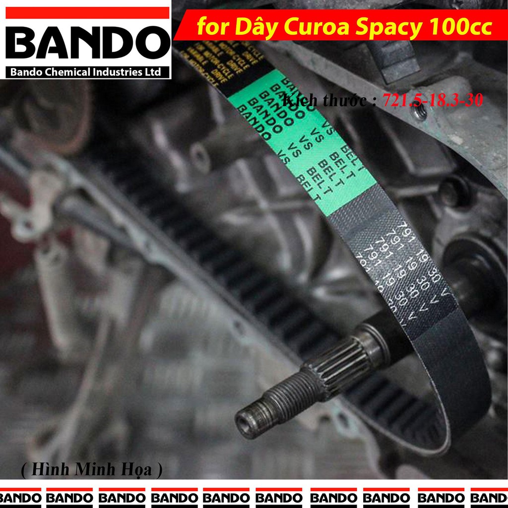 Dây curoa Bando Honda Spacy 100cc ( Bando Thái Lan )