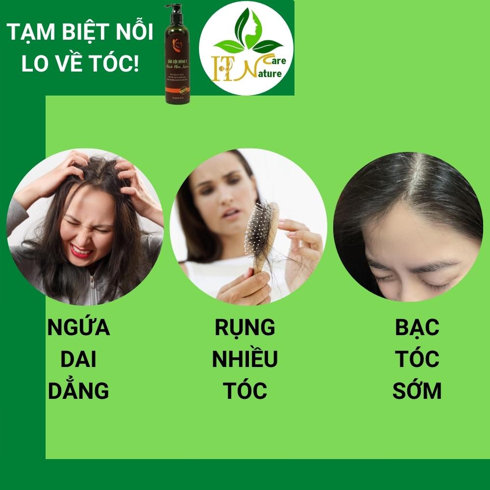 Dầu gội đông y Bách Niên Xuân 300ml hết ngứa hết rụng hết bạc tóc HT Nature Care
