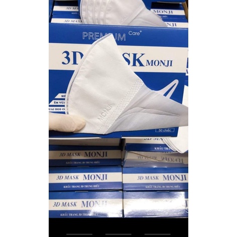 1 THÙNG 50 HỘP KHẨU TRANG 3D MASK MONJI
