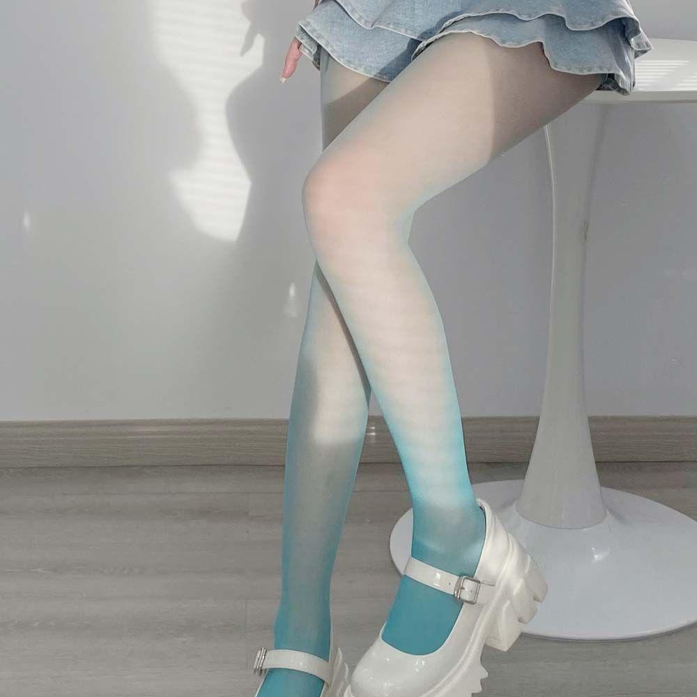 Vớ Lưới Siêu Mỏng Co Giãn Màu Sắc Tương Phản Quyến Rũ VANES1