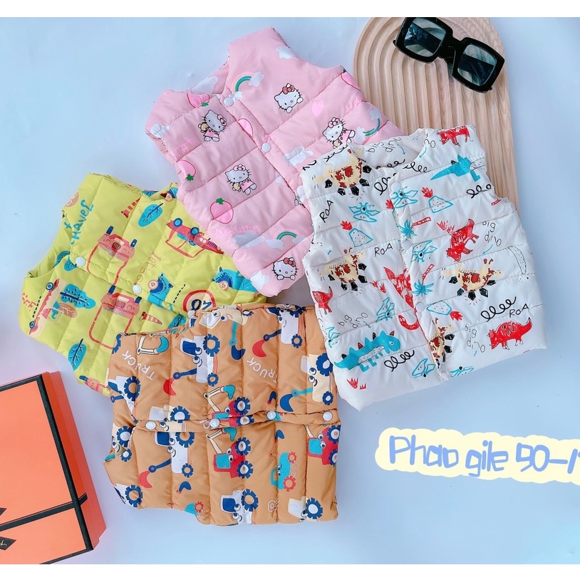 Áo phao gile siêu nhẹ cho bé 6-16kg