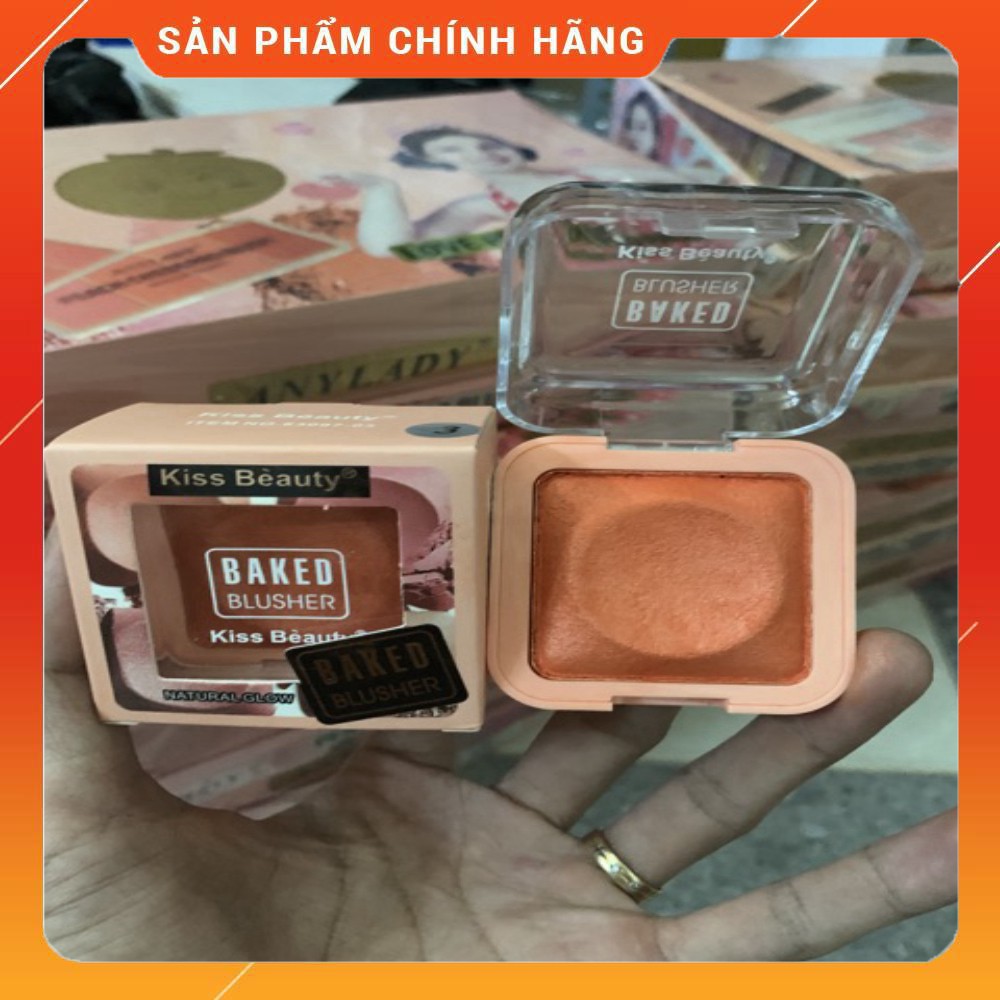 [ Giá tại kho ] Phấn má hồng vuông Baked Blusher kiss beauty Thái Lan Linh Kiện Thiện Phát - 308 Thống Nhất Là nhà phân 