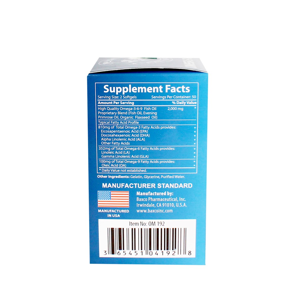 Omega 3 6 9 - UBB - Chai 100 Viên - Tăng Cường Sức Khỏe Tim Mạch, Bổ Não, Tốt Cho Mắt. | BigBuy360 - bigbuy360.vn