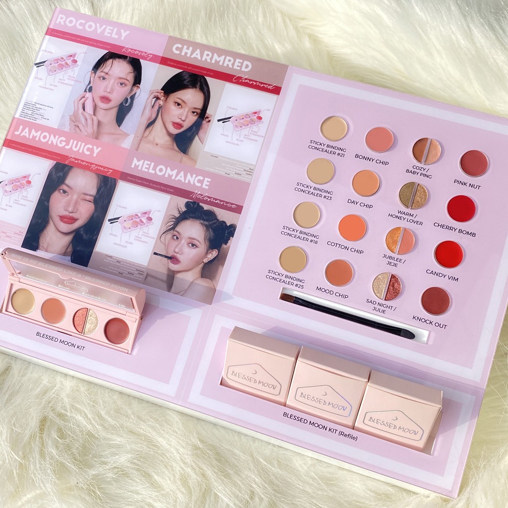 [Mã FMCGM100 - 10% đơn 500K] BlessedMoon Make-up Kit | BigBuy360 - bigbuy360.vn