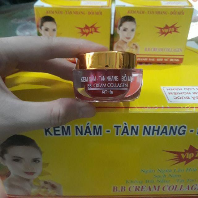Kem nám tàn nhang đồi mồi linh chi vàng 15g