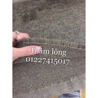 Thảm lông chụp hình - xám vàng