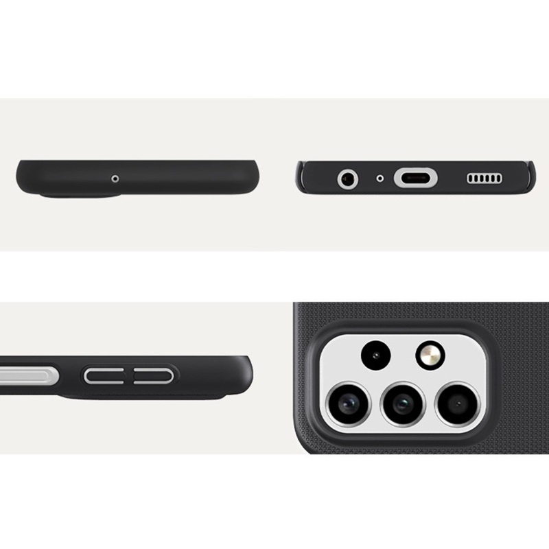 Ốp Lưng Nhựa Cứng Chống Sốc Màu Trơn Thanh Lịch Cho A23 4G