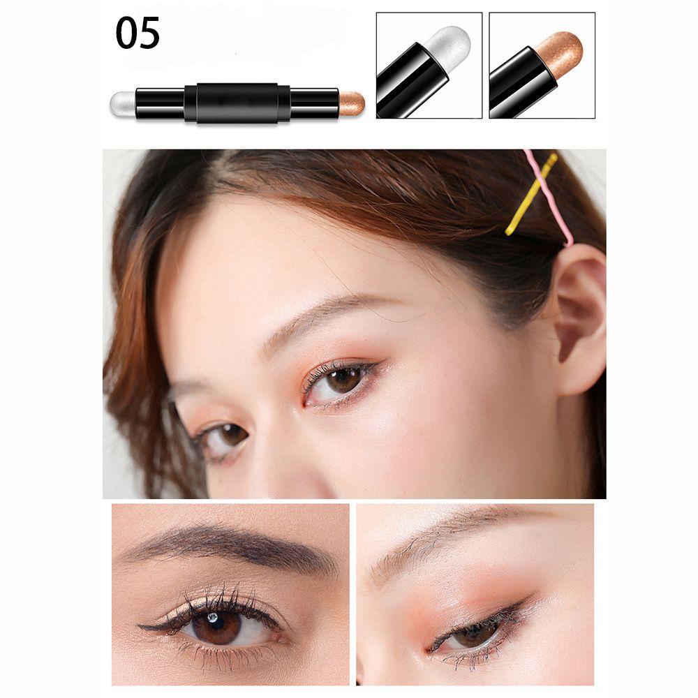 ORIENTLII Phấn Mắt Dạng Thỏi Thiết Kế Hai Đầu Không Thấm Nước Lâu Trôi