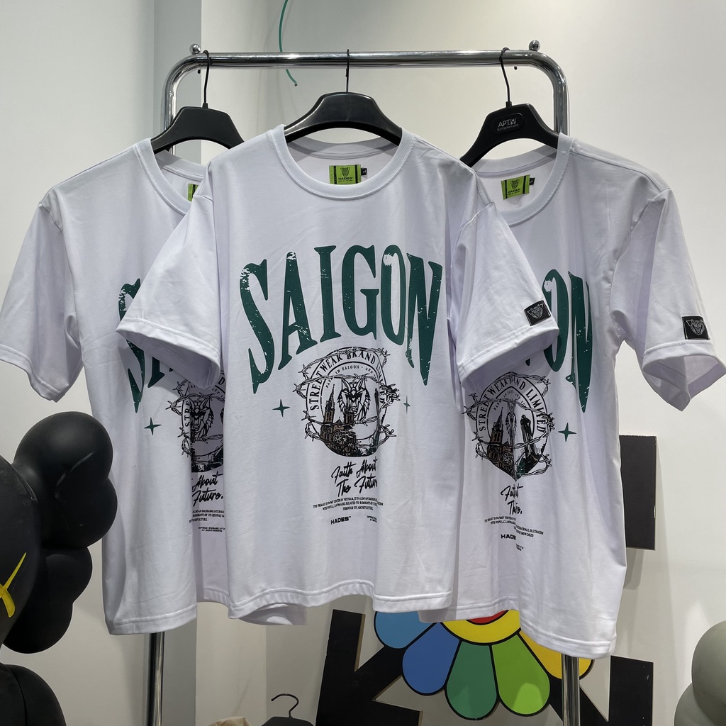 Áo thun Hades SAIGON vintage tee nam nữ full tag  Kun Shop