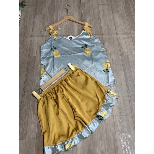 Bộ Lụa Satin Dây Nơ Siêu Xinh | BigBuy360 - bigbuy360.vn