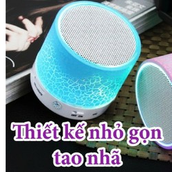 Loa mini bluetooth HLD-600 led màu ngẫu nhiên