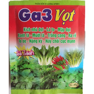 Phân bón lá ga3 vọt nẩy chồi cực mạnh - 25g