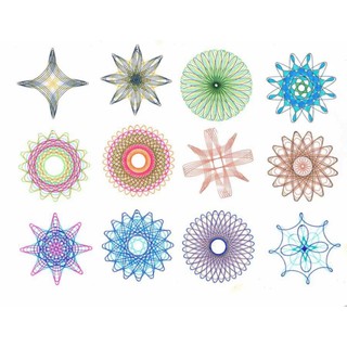 BỘ THƯỚC VẼ HỌA TIẾT SPIROGRAPH HÌNH HỌC GIẢI TRÍ KÍCH THÍCH TƯ DUY