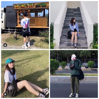 | STAYSICK | Túi đeo chéo Staysick phong cách đường phố