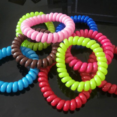 Cột Tóc Nhựa Dẻo Nhiều Màu Sắc Giá Rẻ MS: CT7 - MÀU ĐEN - Hưng Long PC