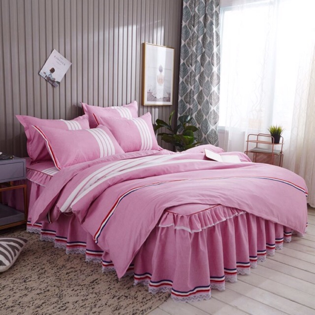 Bộ vỏ chăn ga gối cotton