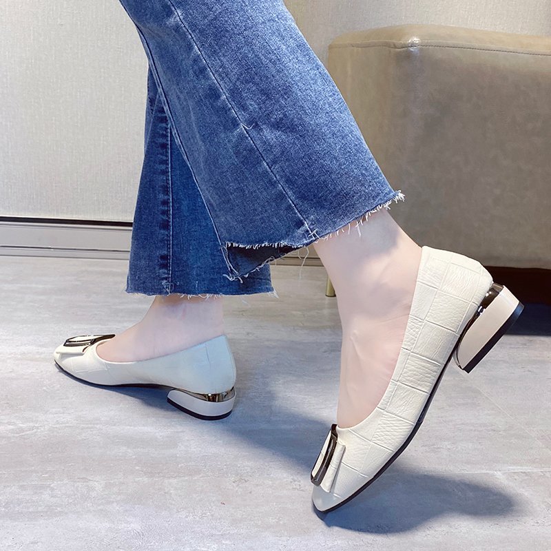 Giày da đế thấp phong cách Hàn Quốc | BigBuy360 - bigbuy360.vn