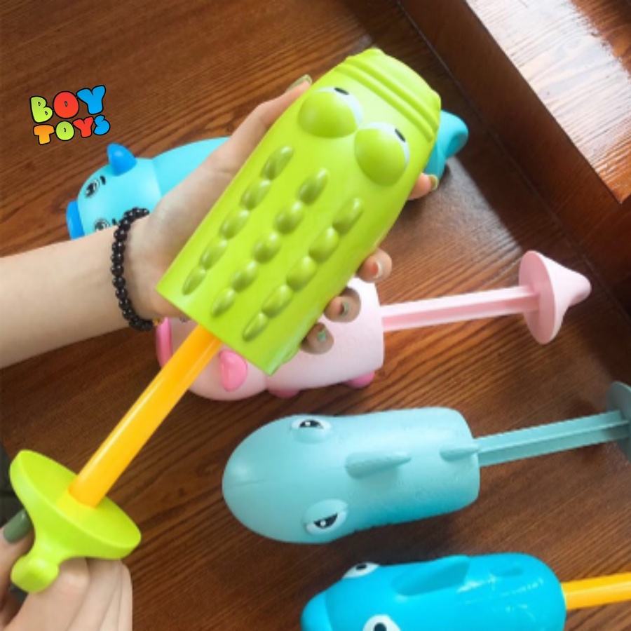 Đồ chơi súng phun nước cầm tay size lớn hình cá sấu, cá mập, nhiều hình ngộ nghĩnh cho bé thỏa sức vui chơi