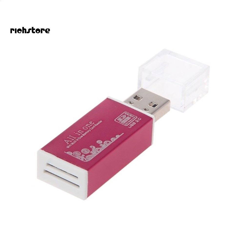 Đầu Đọc Thẻ Nhớ USB 2.0 Cho SD / SDHC MMC TF MS M2 | BigBuy360 - bigbuy360.vn