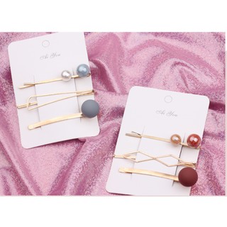SÉT KẸP TÓC MÁI 3 MÓN PK113