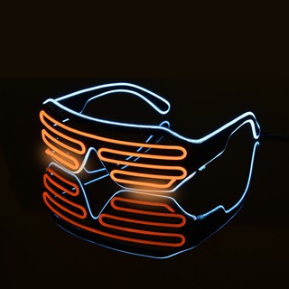 Kính đèn LED phát sáng phong cách DJ