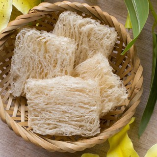 Yến Sào Tinh Chế Miếng Vuông ĐẠI CÁT QUANG YẾN - 50Gr (5-6 miếng) TẶNG TÁO KHÔ + 1 HỘP ĐƯỜNG PHÈN