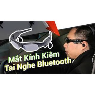 (Loại tốt) Mắt kính kiêm tai nghe bluetooth Cao cấp.