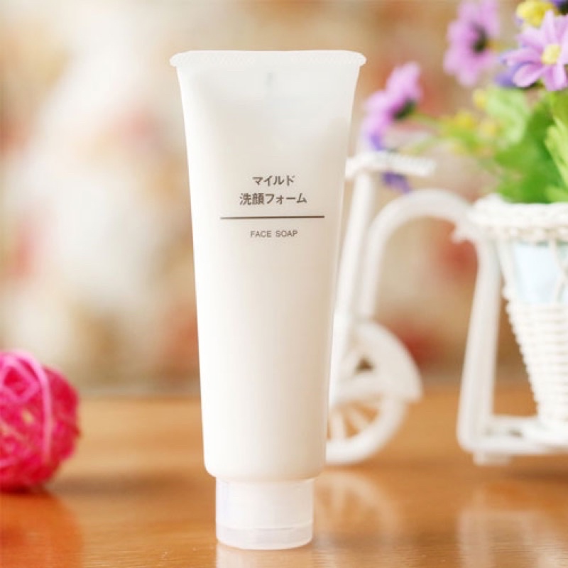 Sữa Rửa Mặt Kèm Tẩy Da Chết MUJI FACE SOAP SCRUB Nội Địa Nhật Bản 120g - SAKUKO