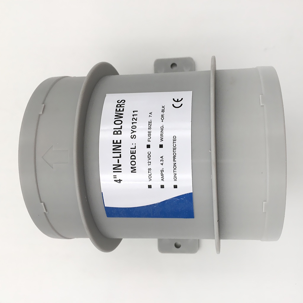 Máy Thổi Khí 4 "12V Màu Trắng Chống Thấm Nước Cho Tàu Thuyền | BigBuy360 - bigbuy360.vn