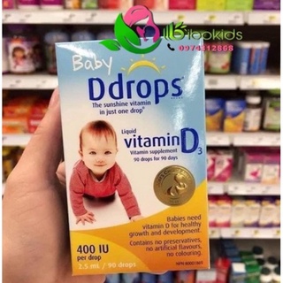 Vitamin D3 Cho Trẻ Sơ Sinh 90 Giọt