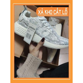 Giày sneakers nmd trắng xám